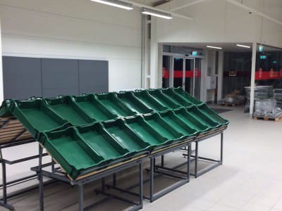 SHOP NÄTVERK "TOPP" - VALMIERA, RIGA STREET 64 - Leverans och installation av handelsutrustning.3
